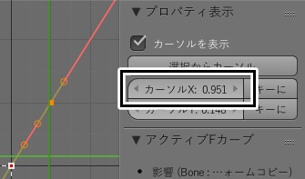 cursor float