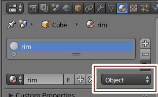 material links object