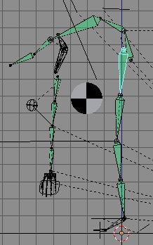 体の中に重心がない