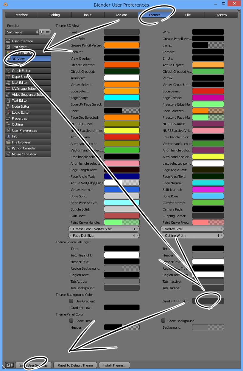 Blender User Preference