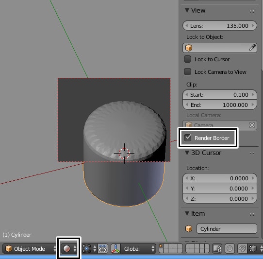 Blender での表示の使い分け