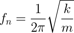 固有振動数の計算式