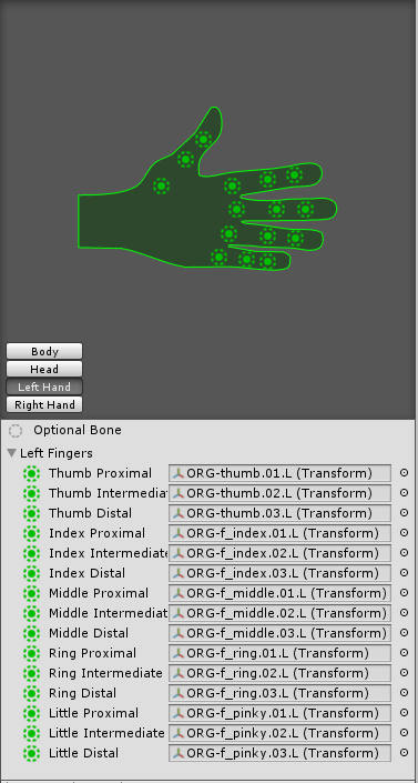 left hand setup